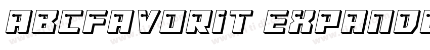 abcfavorit expanded字体转换